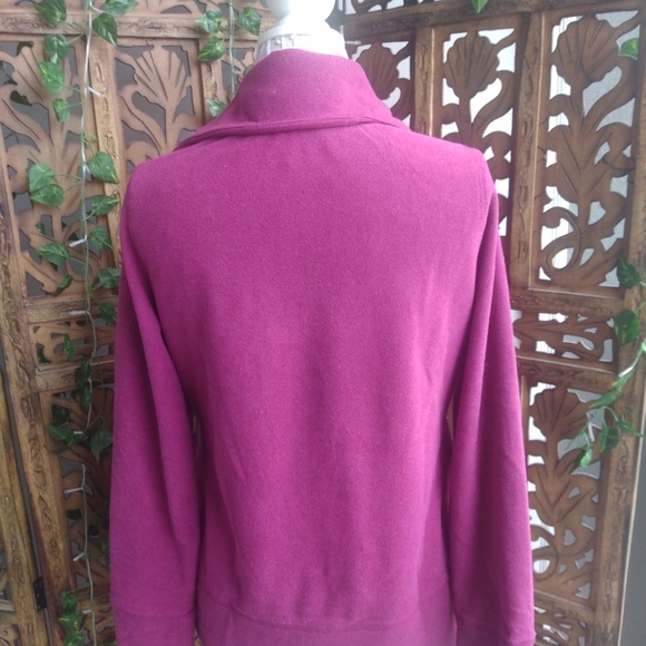 Adidas Golf, Raspberry, Terry Cloth, Collared Jacket - Picture 4 of 5